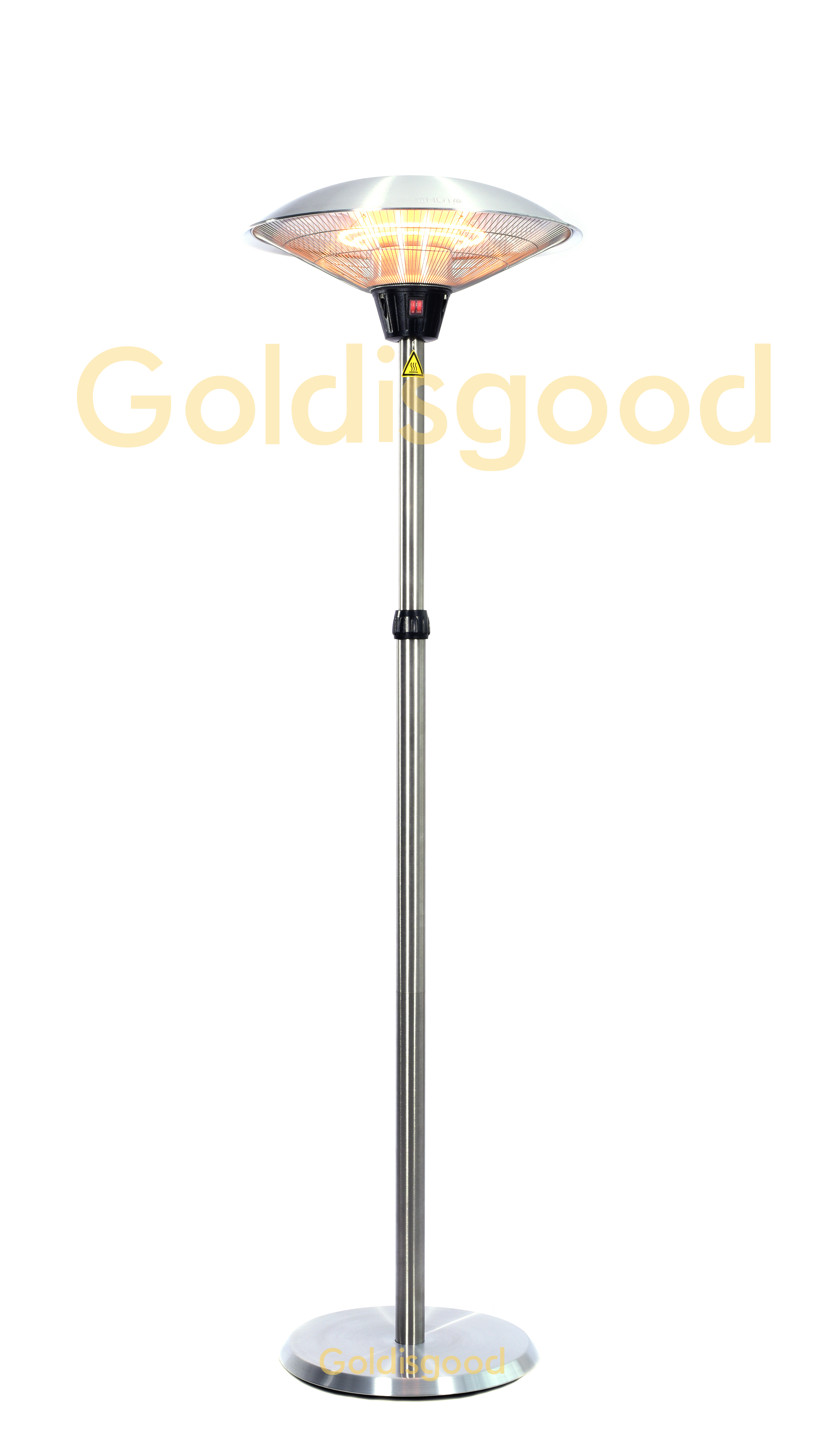 Waterproof infrared table heater